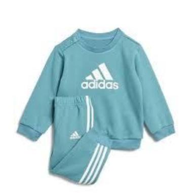 ADIDAS TUTA MISURA 0-3 MESI GREEN-WHITE (BAMBINI)