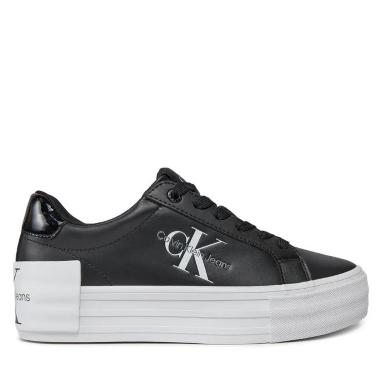 CALVIN KLEIN BOLD VULC PLATFORM MISURA 37 BLACK-WHITE (DONNA)