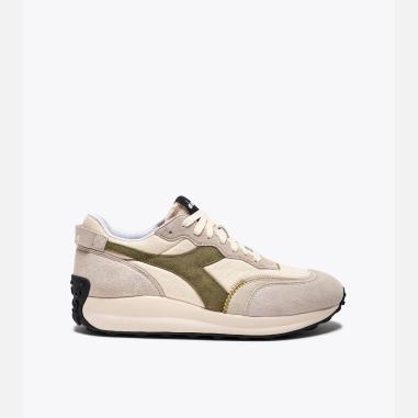 DIADORA RACE SUEDE MISURA 40 WHITE-GRAY-GREEN (UOMO)