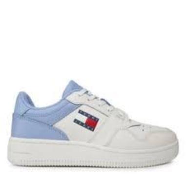 TOMMY HILFIGER BASKET MISURA 36 WHITE-ROYAL (DONNA)