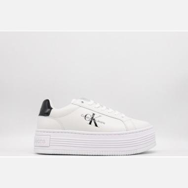 CALVIN KLEIN PLATFORM MISURA 40 WHITE-BLACK (DONNA)