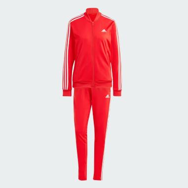 ADIDAS TUTA ESSENTIALS MISURA S RED-WHITE (DONNA)