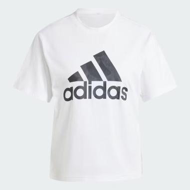 ADIDAS T-SHIRT LOGO MISURA M WHITE-BLACK (DONNA)