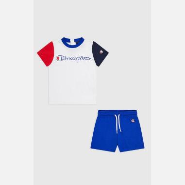 CHAMPION SET MISURA 12 MESI WHITE-BLU-NAVY (BAMBINI)