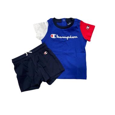 CHAMPION SET MISURA  2 ANNI  BLU-NAVY (BAMBINI)