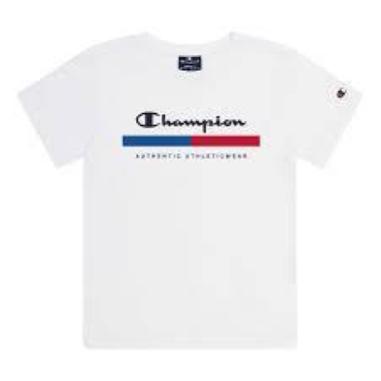 CHAMPION T-SHIRT MISURA M 9-10 ANNI WHITE (BAMBINI)