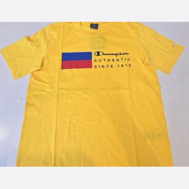 CHAMPION T-SHIRT MISURA L YELLOW (UOMO)