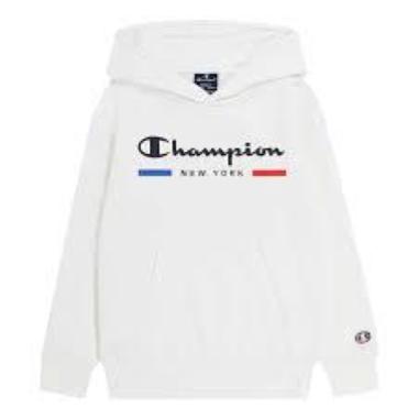 CHAMPION FELPA MISURA L 11-12 ANNI WHITE (BAMBINI)