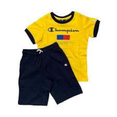 CHAMPION SET MISURA L 11-12 ANNI YELLOW-BLACK (BAMBINI)