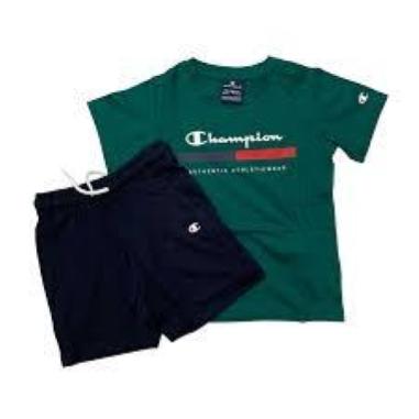 CHAMPION SET MISURA L 11-12 ANNI GREEN-BLACK  (BAMBINI)