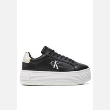 CALVIN KLEIN MISURA 36 BOLD PLATFORM BLACK-WHITE  (DONNA)