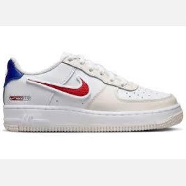 NIKE AIR FORCE 1 LV8 MISURA 37.5 WHITE-BLUE-RED (BAMBINI)