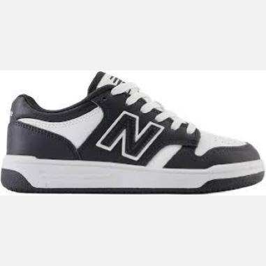 NEW BALANCE 480 MISURA 36 BLACK-WHITE (BAMBINI)