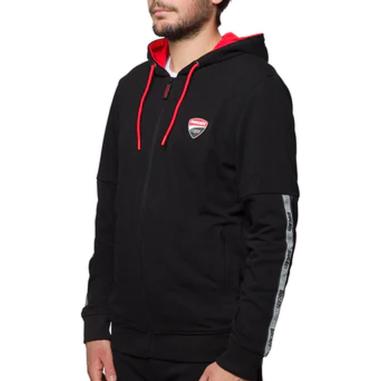 DUCATI FELPA HOODIE MISURA M BLACK (UOMO)