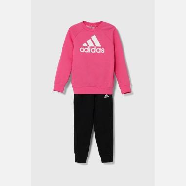 ADIDAS TUTA LOGO 6-7 ANNI MAGENTA-WHITE  (BAMBINI)