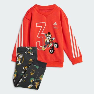 ADIDAS TUTA MICKEY MOUSE MISURA  3-4 ANNI RED-WHITE (BAMBINI)