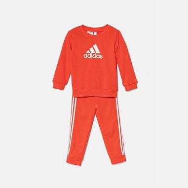 ADIDAS TUTA LOGO  0-3 MESI RED-WHITE  (BAMBINI)