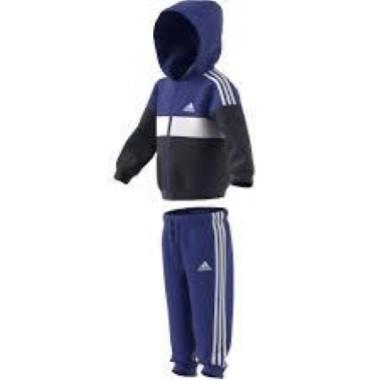 ADIDAS TUTA 3 STRIPE 0-3 MESI BLUE-WHITE (BAMBINI)