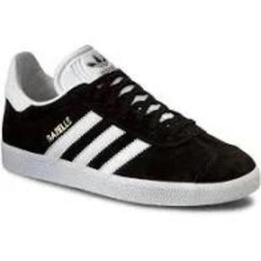 ADIDAS GAZELLE MISURA 37 1\3 BLACK-WHITE (DONNA)