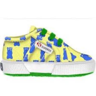 SUPERGA 2750 FANTASY COTB MISURA 19 BEARS SUNFLOWER (UNISEX