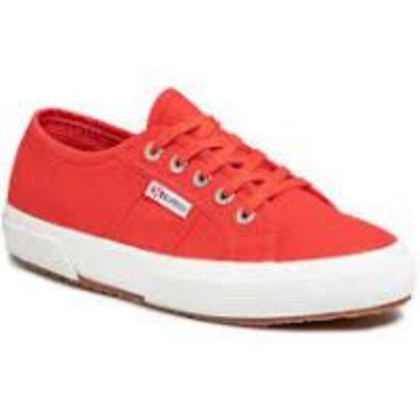 SUPERGA 2750 COTU CLASSIC MISURA 35 RED-WHITE (DONNA)