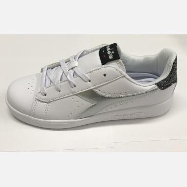 DIADORA GAME P GS MISURA 36 WHITE-BLACK (DONNA)