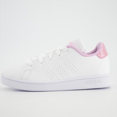 ADIDAS ADVANTAGE K MISURA 38 WHITE-PINK (DONNA)