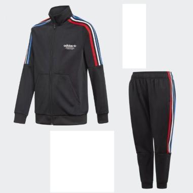 ADIDAS TRACKSUIT MISURA 10-11 ANNI BLACK (BAMBINO)