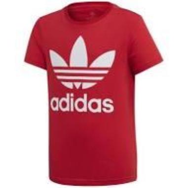 ADIDAS T-SHIRT TREFOIL MISURA 13-14 ANNI SCARLET-WHITE (BAMBINO)