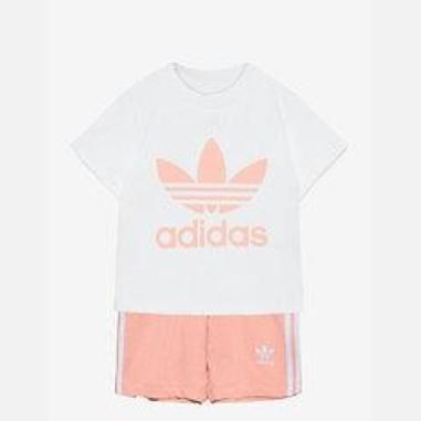 ADIDAS SET MISURA 3-6 MESI WHITE-PINK (BAMBINA)