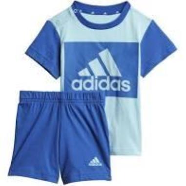 ADIDAS SUITS SET MISURA 3-6 MESI ROYAL BLUE (BAMBINO)