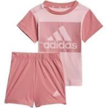 ADIDAS SUITS SET MISURA 3-6 MESI PINK-HAZAROSE (BAMBINO)