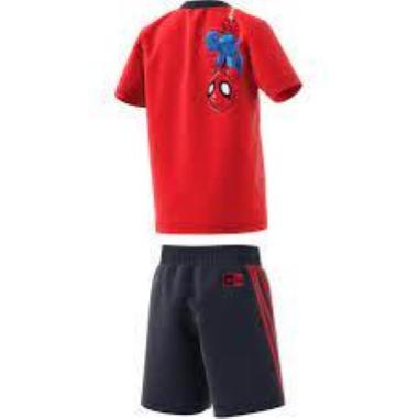 ADIDAS SUIT SET MISURA 8-9 ANNI RED-BLUE (BAMBINO)