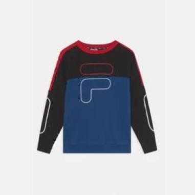 FILA FELPA JUKO MISURA 11-12 ANNI BLACK-BLU-RED (BAMBINI)