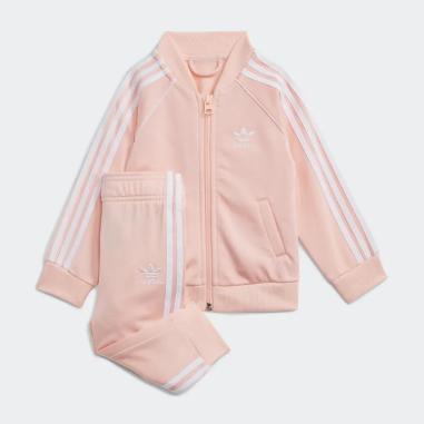 ADIDAS TUTA MISURA 3-4 ANNI ROSA-WHITE (BAMBINI)