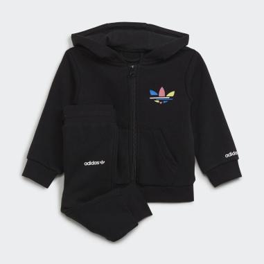 ADIDAS TUTA MISURA 0-3 MESI BLACK (BAMBINI)