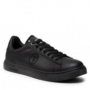 TRUSSARDI DANUS MISURA 43 BLACK-BLACK (UOMO)