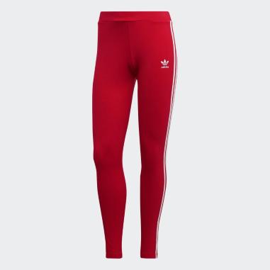 ADIDAS LEGGINS MISURA 38 RED-WHITE (DONNA)