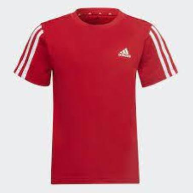 ADIDAS T-SHIRT MISURA 6-7 ANNI RED-WHITE (BAMBINI)