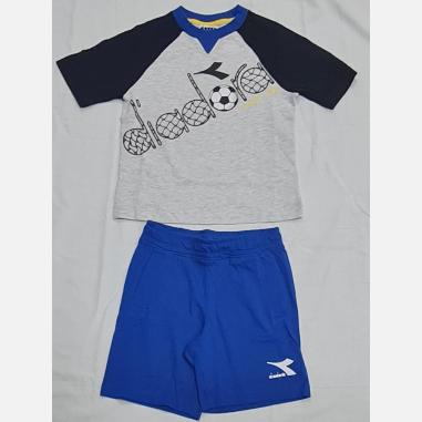 DIADORA SET MISURA L WHITE-GRAY-ROYAL (BAMBINI)