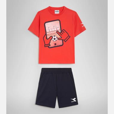 DIADORA SET MISURA M RED-BLUE (BAMBINI)