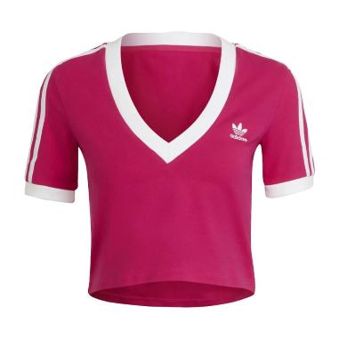 ADIDAS T-SHIRT MISURA 38 MAGENTA-WHITE (DONNA)