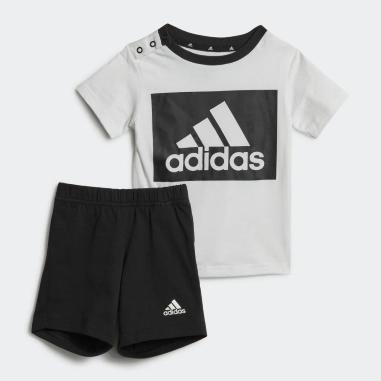 ADIDAS SET MISURA 3-6 MESI WHITE-BLACK (BAMBINI)