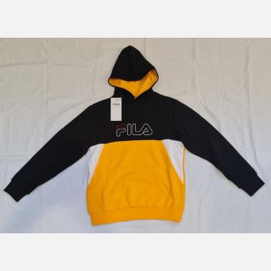 FILA FELPA MISURA 15-16 ANNI BLACK-YELLOW (BAMBINI)