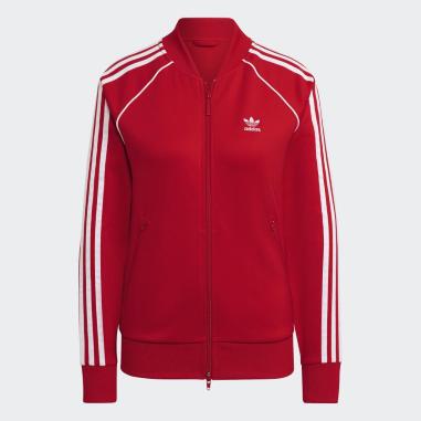 ADIDAS JACKET MISURA 38 RED-WHITE (DONNA)