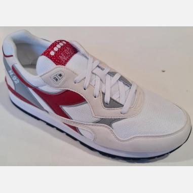 DIADORA N.92 MISURA 40 WHITE-CHILI PEPPER  (UOMO)