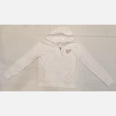 FILA FELPA LOGO MISURA L WHITE   (DONNA)