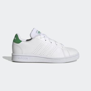 ADIDAS ADVANTAGE K MISURA 35 WHITE-GREEN (DONNA)