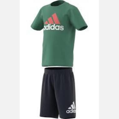 ADIDAS SET MISURA 4-5 ANNI GREEN-BLU (BAMBINI)