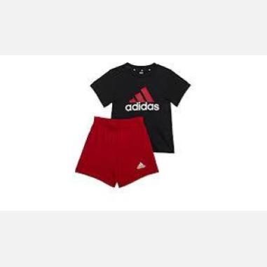 ADIDAS SET MISURA 3-6 MESI BLACK-RED (BAMBINI)